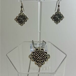 Alcazar Love Necklace and Earring Set by Brighton